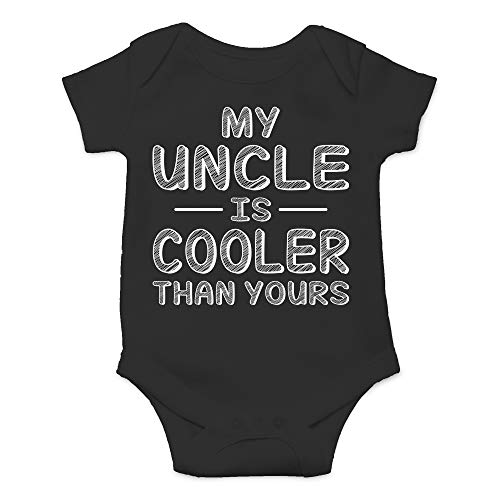 Image of CBTwear My Uncle Is Cooler Than Yours Baby Bodysuit Adorable Romper Clothing Funny Infant Outfit