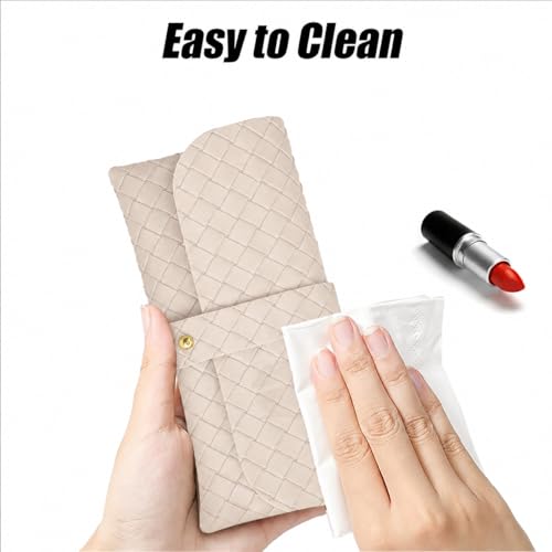 Image of Glasses storage bag Travel sunglasses myopia glasses storage bag Fashion leather storage bag