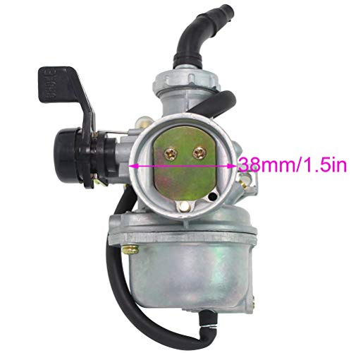 PZ22 Carburetor for 110cc 125cc Dirt Bikes Pit Bike Monkey Scooter ATV Quad Go Karts 22mm Carb with Air Filter Spark Plug by TOPEMAI