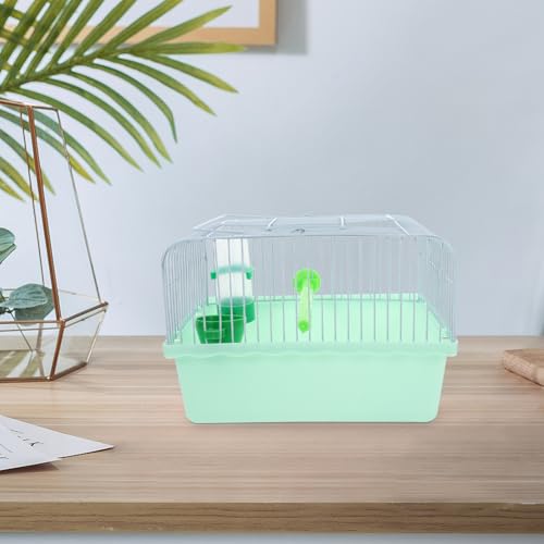 Image of BESPORTBLE Portable Bird Cage Bird Travel Carrier with Perch Food Box and Waterer Spacious Carrier for Parrot Budgie Small Travel and Outdoor Use 9.25 X 6.69 X 6.69 in