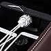 Bling Car Accessories Set, Bling Steering Wheel Cover for Women Men Universal Fit 15 Inch, Bling License Plate Frame for Women Men, Bling Car USB Charger(Fast Charging), Crystal Car Decor Set 4 Pack