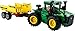 LEGO Technic John Deere 9620R 4WD Tractor Toy 42136 Building Toy - Collectible Model with Trailer, Featuring Realistic Details, Construction Farm Toy for Kids Ages 8+