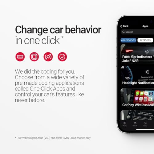 Image of OBDeleven OBD2 Diagnostic Scanner for VW, Audi, Seat, Cupra, Skoda, BMW, Mini - Next Gen Bluetooth Device, Android & iOS Compatible (Device + Ultimate Plan)