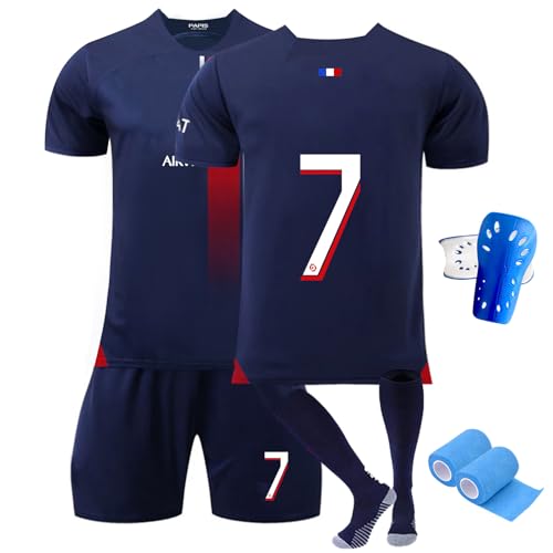 PEIFOON mb Fußball Trikots Shorts Socken Set für Kinder und Erwachsene,...