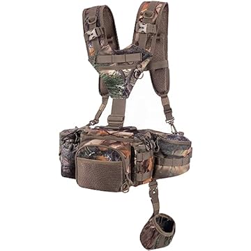 hunting lumbar pack with shoulder straps