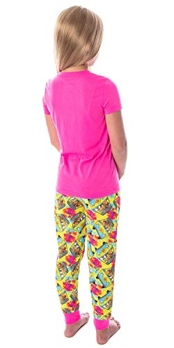 INTIMO Scooby Doo Girls' Mystery Machine And Gang Shirt And Pants 2 PC Pajama Set2
