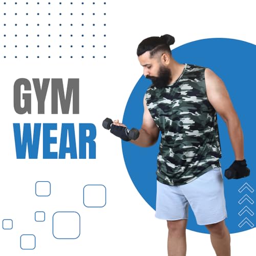 Image of Sleeveless T Shirts for Men - Gym Vest, Sando Tank Top Wear, Workout Baniyan, Stringers Inner Shirt, Bodybuilding Tshirts, Sports Tshirt Vests, Stylish Tanks Tops