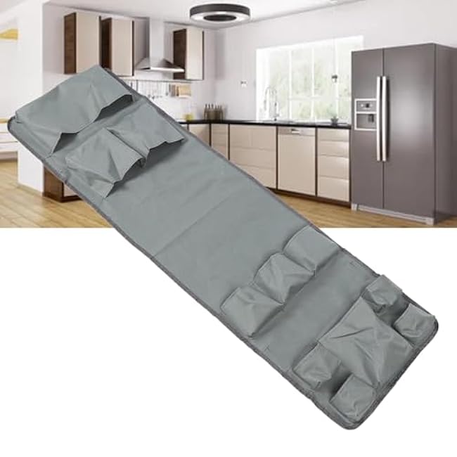 Mini Fridge Top Organizer, Multifunctional 600D Oxford Cloth Mini Fridge Storage Organizer Bag Refrigerator Dust Cover Top Storage Bag For Home