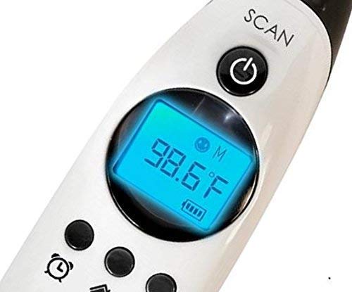 Mobi Health Automatic Wrist Blood Pressure Automatic Bp Cuff W/Large Lcd Display | Monitors Pulse Rate & Irregular Heart Rate Monitor And Health Check Thermometer Kit #TOP7