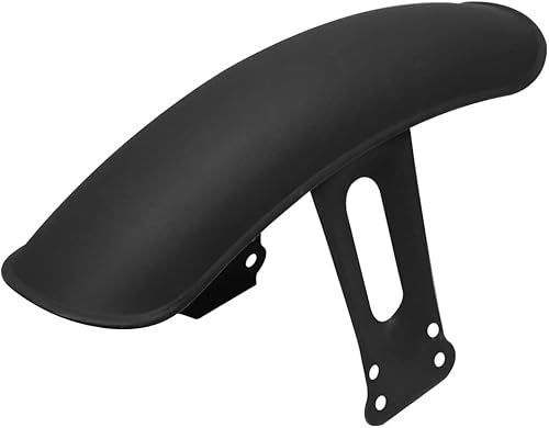 EKOMIS Motorbike Fenders Retro Universal Fit Motorcycle Front Fender Mudguard Fit Use for Honda CG125 Cafe Racer (Color Black)