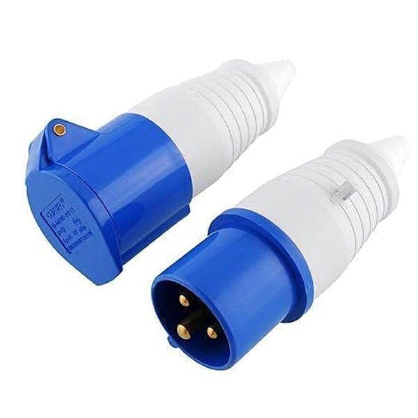 Daystar Solutions FTC - 16A/3Pin Industrial Plug & Socket Set 220-250V Single Phase | 16A 3Pin Plug & Socket 2