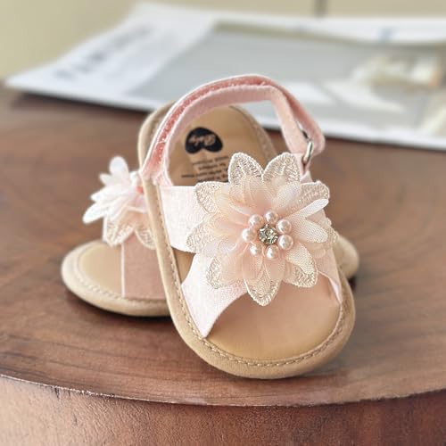 Infant Baby Boys Girls Summer Sandals Party Wedding Dress Flats Shoes Newborn Crib Shoes First Walkers Prewalkers 0-18 Months3