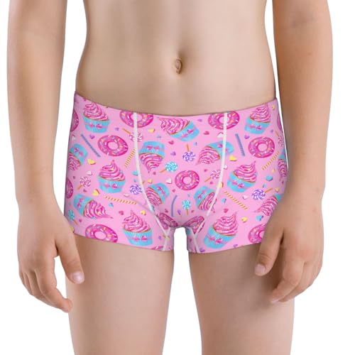Boys' Cotton Boxer Brief Soft Underwear-Donuts