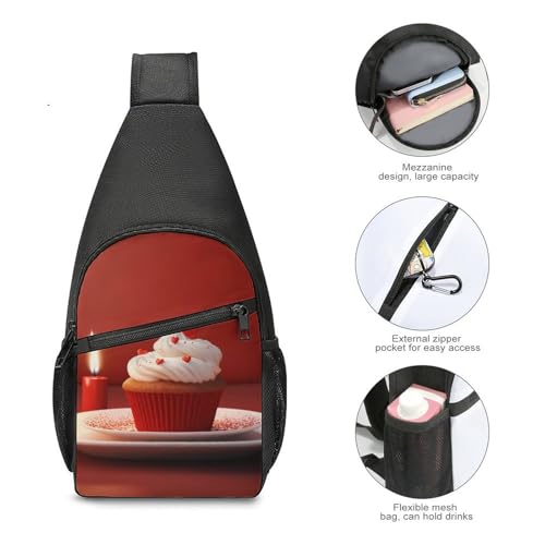 Morrales Sling Bag deportivos para senderismo unisex miniatura 5