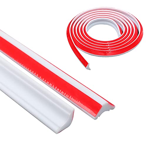 Flexible Deckenleisten Selbstklebend TPE Dreieck, Weiß Deckenleisten für...