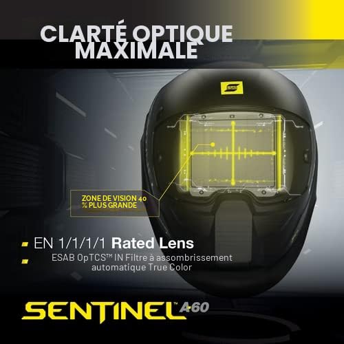 ESAB Sentinel A60 Air avec ESAB EPR-X1 PAPR Casque de soudage avec respirateur à air purifié motorisé