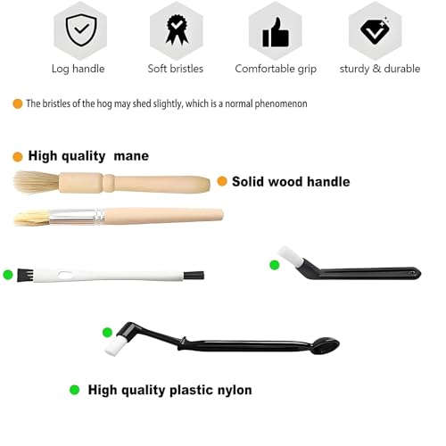 Image of Espresso Machine Cleaning Brush - 15 PCS Long Handle Straw & Bottle Brush Kit, Flexible Scrubber for Coffee Pots, Mugs, Cups, Water Bottles, Glassware & Bent Pipes