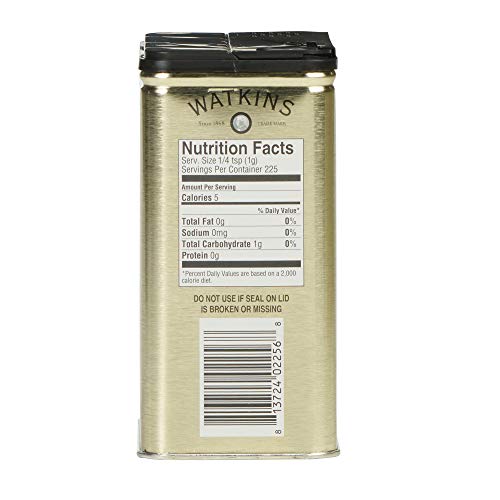 Image of Watkins All Natural Gourmet Garlic Powder Spice Tin, 7.9 Ounce, 6 Count
