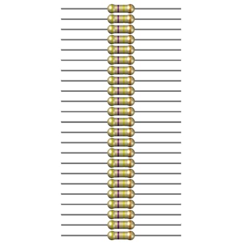 Image of 470k Ohm Resistor 1 /4W 5% Tolerance, Pack of 100 (470k Ohm)