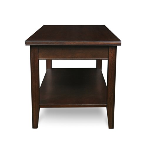 Image of Leick Home Laurent Coffee Table, 39 inch, Chocolate Cherry