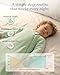 PurComfy Supersoft Long Sleeve Sleep Sack 1.0 TOG, Premium Baby Sleeping Bag 2-Way Zipper Sleep Sack with Sleeves 3-6 Month, Blush
