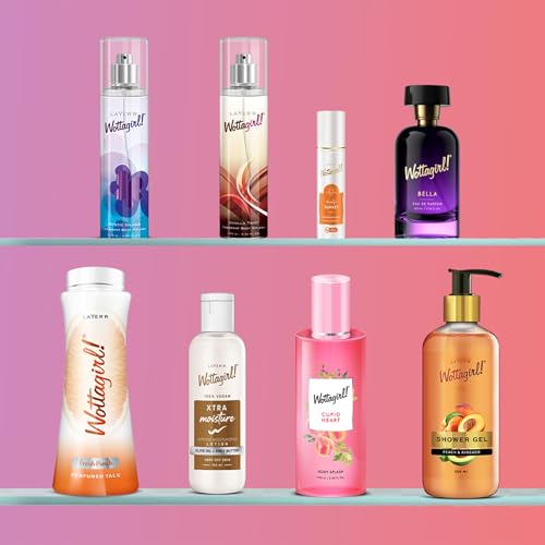Image of Layer'r Wottagirl Women's Body Splash Duo | French Peony & Mandarin Twist Perfumes | 60ml Each | Floral & Citrus Scents | Long-Lasting Freshness