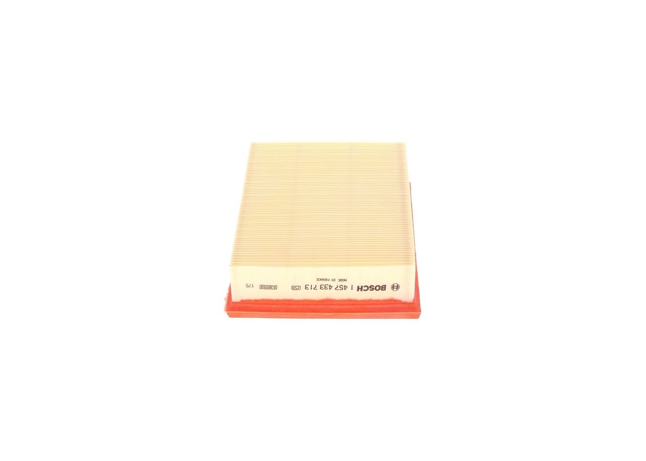 Bosch S3713 Car Air Filter - Separates Particles from the Air Intake - Moisture-resistant plus High Tensile Strength