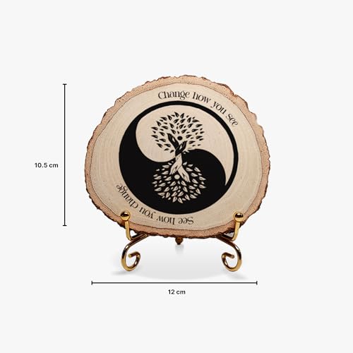 Image of MOTIVATIONAL GIFTS Change Wooden Motivational Quotes Table Decorative Gifts Wood Showpiece For Office Table Living Room