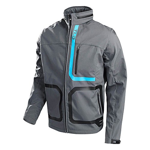 Troy Lee Designs Mens Eversion Zip Up Jacket (XX-Large, Charcoal)