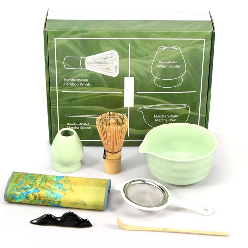 Set para preparar té matcha japonés 7 piezas miniatura 1