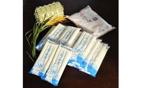 かいだ食品 米粉入り そうめん [ ミエノナツ ]三重県産小麦「あやひかり」& 三重県産米「結びの神」使用 [320g(4人前)×8袋] 素麺 乾麺 [1-369]