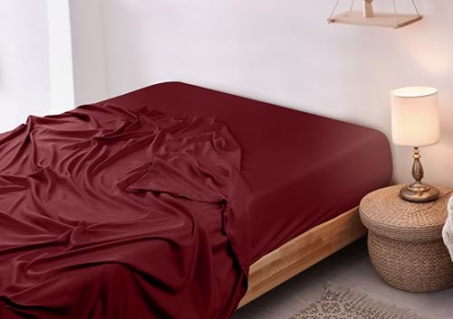 Utopia Bedding, Flat Sheet Double Size, OEKO-TEX Certified, Easy Care Soft Brushed Polyester, Microfiber Fabric, Wrinkle - Image 3