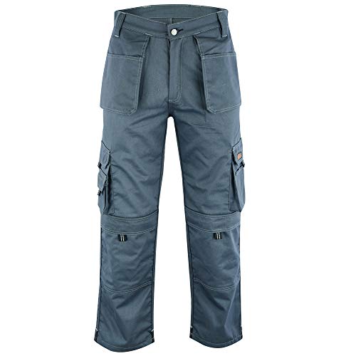 Wright Wears Los Hombres Trabajan de Carga Pantalones de Color Caqui Negro Gris Pro-11 Bolsillos de Altas Prestaciones Multi