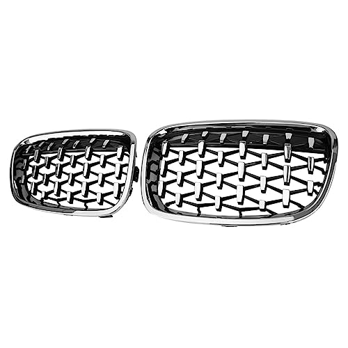 Calandre avant BMW Série 1 F20 F21 | Grille diamant argentée contre grilles cassées