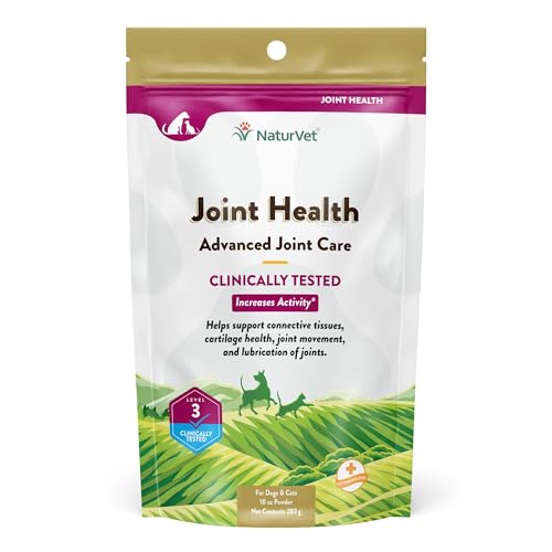 Advanced Care Joint Health Care Soft Chew Supplement for Dogs and Cats, Clinically Tested, Lubricates Joints, Maintains Cartilage, Maintains Joint Flexibility, Made by NaturVet, 10 OZ
