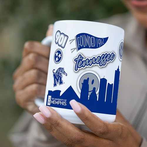 Image of Logo Brands 20 oz Powder Coat Tumbler- Insulated Tumbler with Lid for Water, Iced Tea or Coffee, Smoothie and More