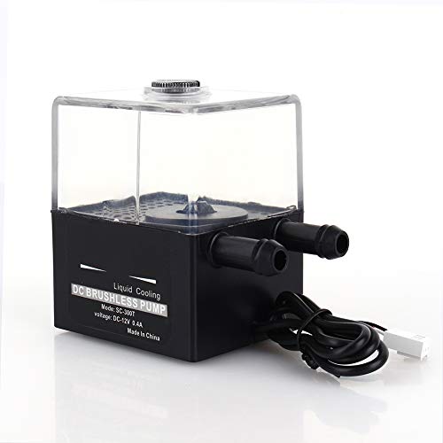 KIMISS Sc 300t 12v Dc, Pompa Pompa Serbatoio per Pc CPU Liquido Adattatori USB Kit Acqua Ultra Silenziosa Mini USB Femmina a Raffreddamento
