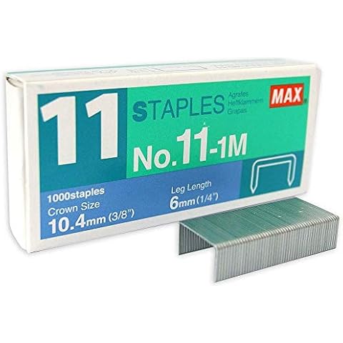 MAX No. 11-1M Staples for Vaimo Stapler Cover