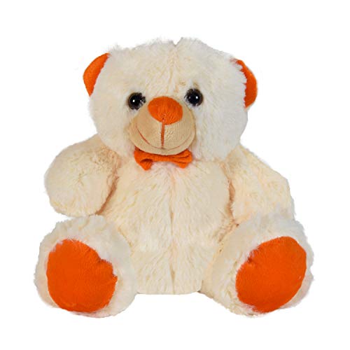 Image of Ultra 07 inch Jolly Teddy Bear Fully Stuffed Soft Plush Toy for Kids in Cream Animal Toy Gift Birthday Anniversary Christmas Diwali | Home Decore