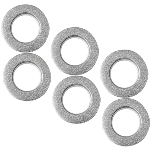 Yardenfun 6pcs Reusable Curtain Grommets Flexible Plastic Drapery Rings for Easy Installation for Various Home Decor Styles and Curtain Fabrics
