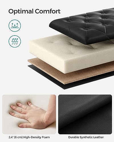 Songmics ULOM071B01 Storage Ottoman, Storage Bench thumb #3