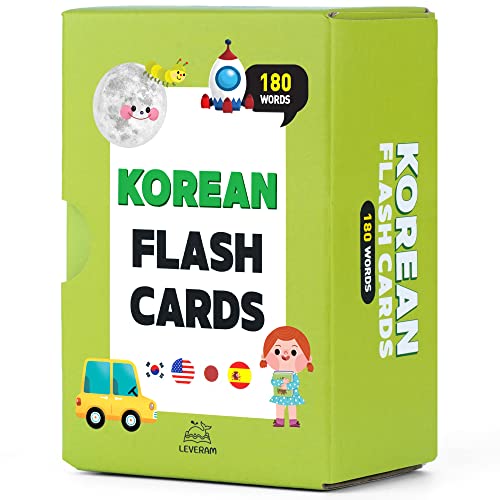 Korean Word Flashcards For Beginners Hangul Flash Cards
