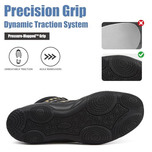 Wrestling Shoes Men Youth Boxing Cross-Training Squats Bodybuilding Lightweight Breathable Non Slip4