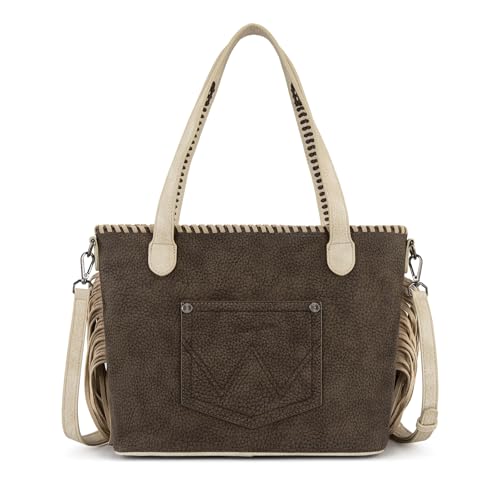 Bolso Tote Wrangler para Mujer con Flecos y Detalles de Cuero miniatura 4
