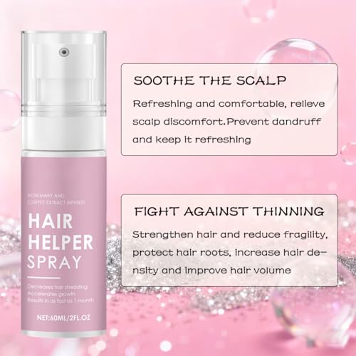 Hair Helper Spray, Spray nutritivo para cabello 2Pcs miniatura 2
