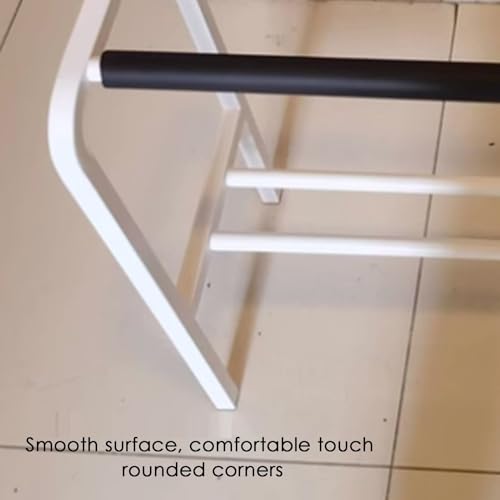 Présentoir à Raquettes Blanc : Support de Rangement sur Pied en Mousse