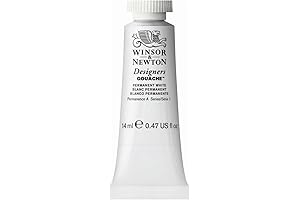 Winsor & Newton Designer's Gouache: Permanent White for Vibrant and Opaque Artwork