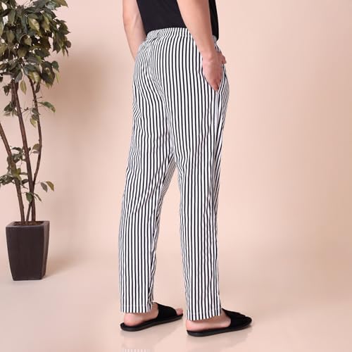 Image of Urban Scottish Men's Lounge Pants 100% Cotton Men's Lounge Night Pant Comfortable Leisure-Wear Lower with an Elastic Waist-Band and Regular Fit Track Pants, Machine Washable Stay at Home