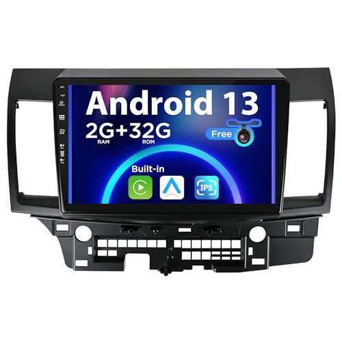 SXAUTO Android 13 IPS Autoradio für Mitsubishi Lancer (2010-2016) - Eingebaut