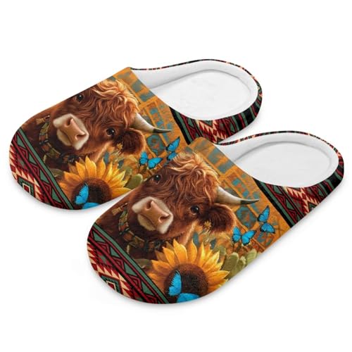 Forchrinse House Slippers for Women Men Closed Toe Indoor Slipper Reusable Flannel Flat Shoes for Spa Hotel Travel - Main Image